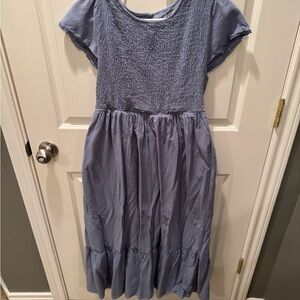 Blue maxi dress